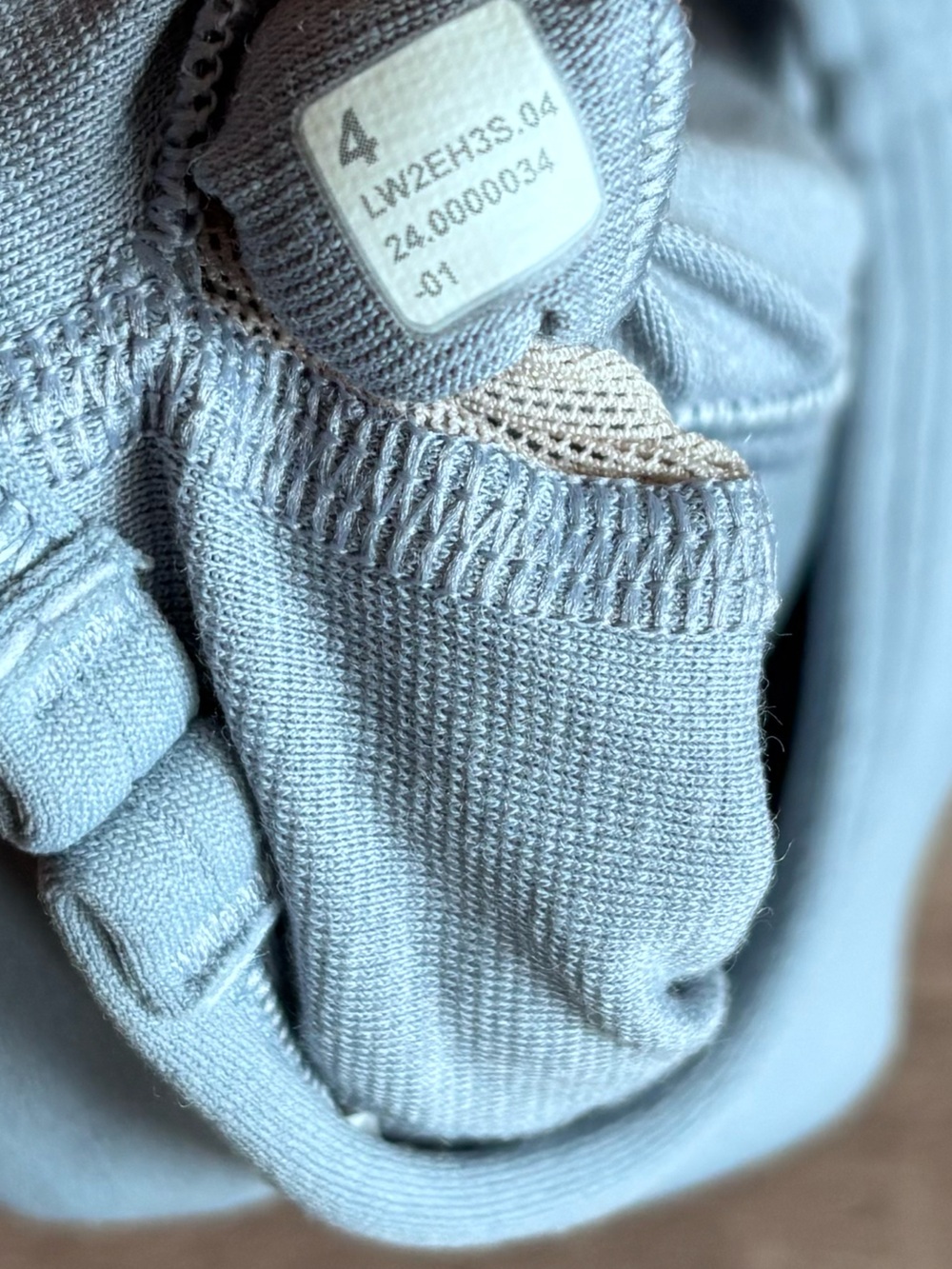 Lululemon Flow Y Wrap Front High Neck Bra in Blue - Picture 5 of 7